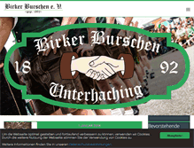Tablet Screenshot of birkerburschen.de